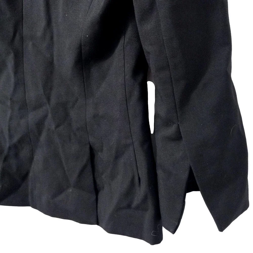 A.L.C. Black Lightweight Wool Mohair Silk Blend Suiting Blazer Size 2 EUC - Picture 5 of 6